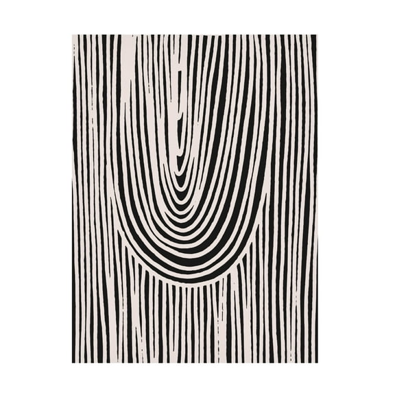 Canvas Wall Art - Treechild 'Hanging Stripes' Wall Art for Living Room, Bedroom, or Office D?cor by Trademark Fine Art - 14 x 19 Inches