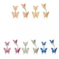 thumbnail image 5 of K-KED Double Butterfly Fashion Body Piercing Belly Navel Rings Drop Dangle Delicate Jewelry -7, 5 of 9