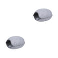 thumbnail image 4 of Guardoinrt Stylish And Comfortable Felt Cat Bed For Happy And Contented Cat Easy To Clean Felt Cat Bed Cave light grey 2Set, 4 of 6