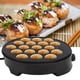 thumbnail image 4 of Bandeja Para Hornear Doméstica Negra, Máquina Takoyaki, 18 Moldes Redondos Para El Hogar, 4 of 7