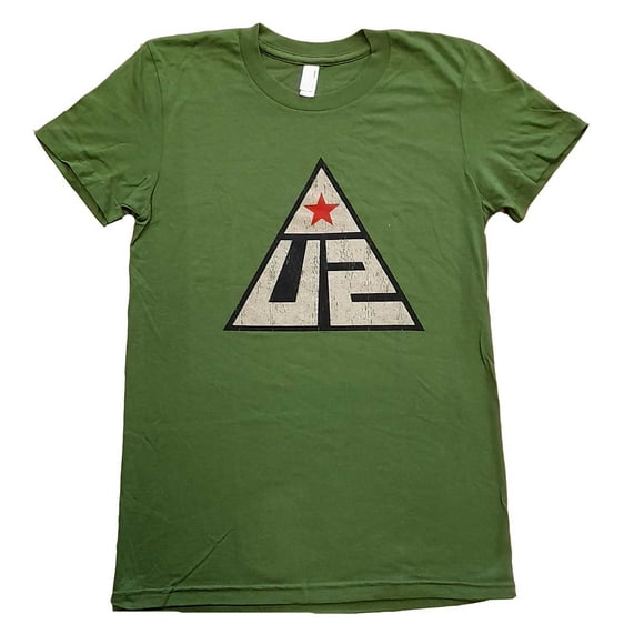 U2 Femmes Glastonbury 2011 Pyramide Étape Coton T-Shirt