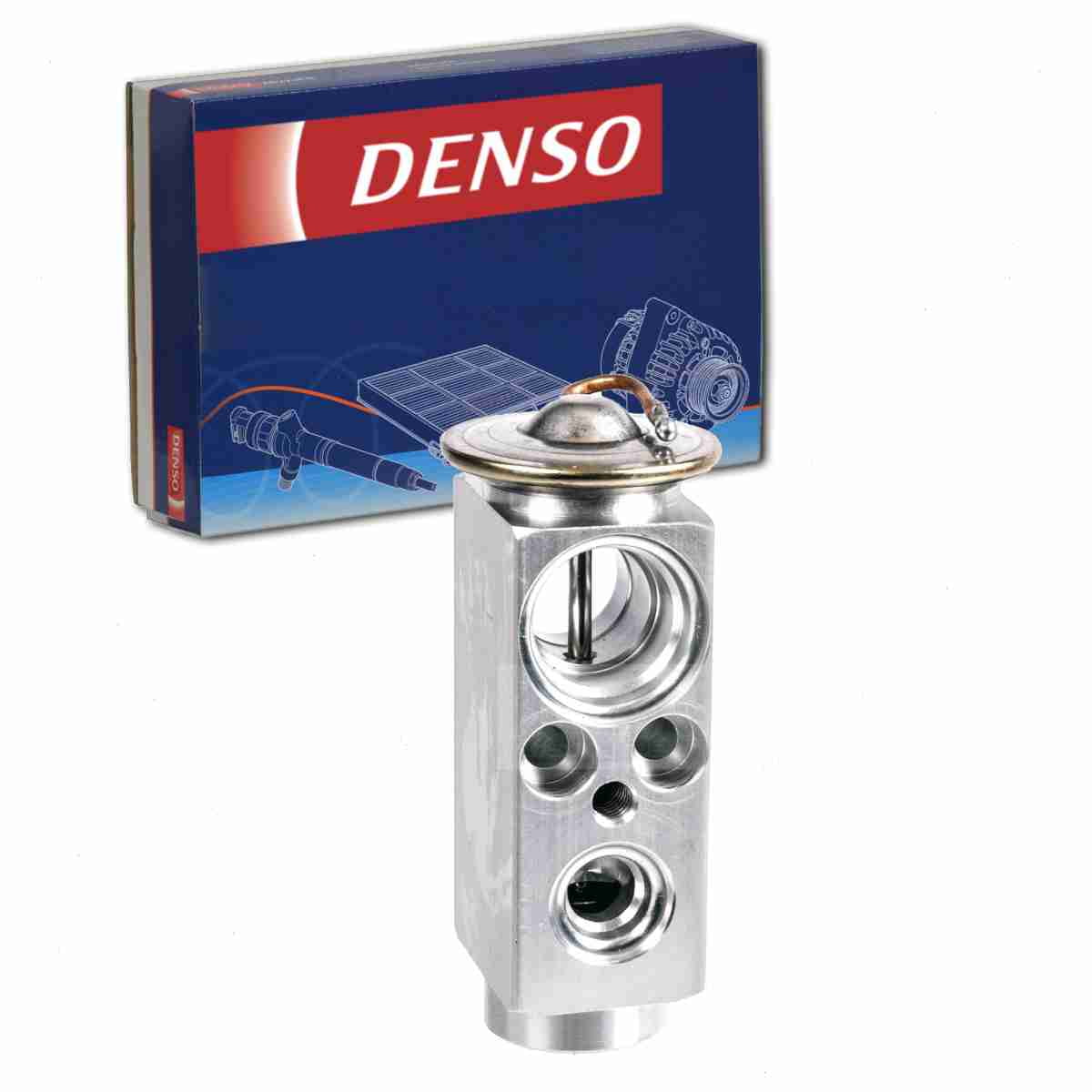 DENSO Rear AC Expansion Valve compatible with Dodge Grand Caravan 3.3L 3.6L 3.8L 4.0L V6 2008