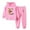 Pink, variant on Piuwrlz Sweatsuits 2pcs Sets for Girls Boys Long Sleeved Hoodies and Elastic Waist Pants New Fashionable Hood Activewear Set Black Size 100
