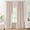 Pink, variant on Pinch Pleated Blackout Curtain Panels with Full Blackout Liner Linen Texture Window Treatment Sets with Back Tab for Living Room Bedroom Thermal Insulated Drape with 9 Hooks, 40"x90"x2, Pink