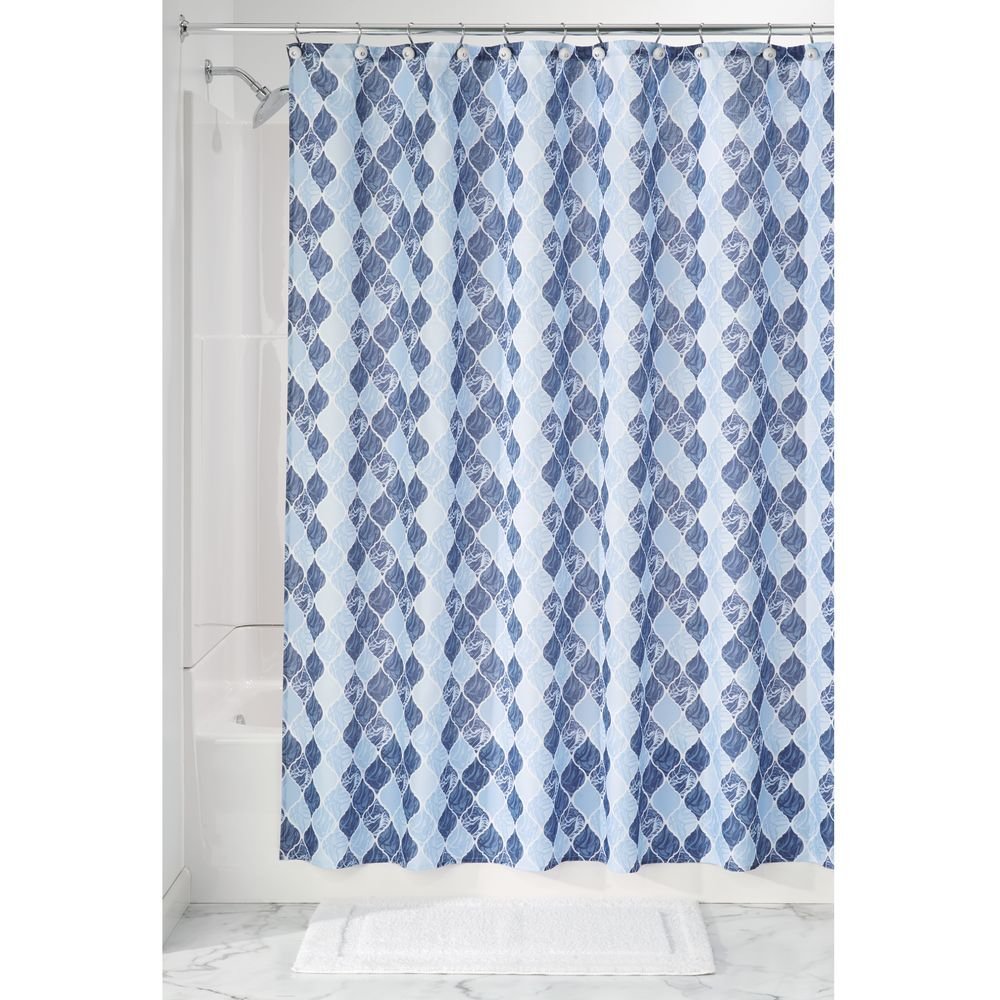 InterDesign 54821 Moroccan Fabric Shower Curtain - 72