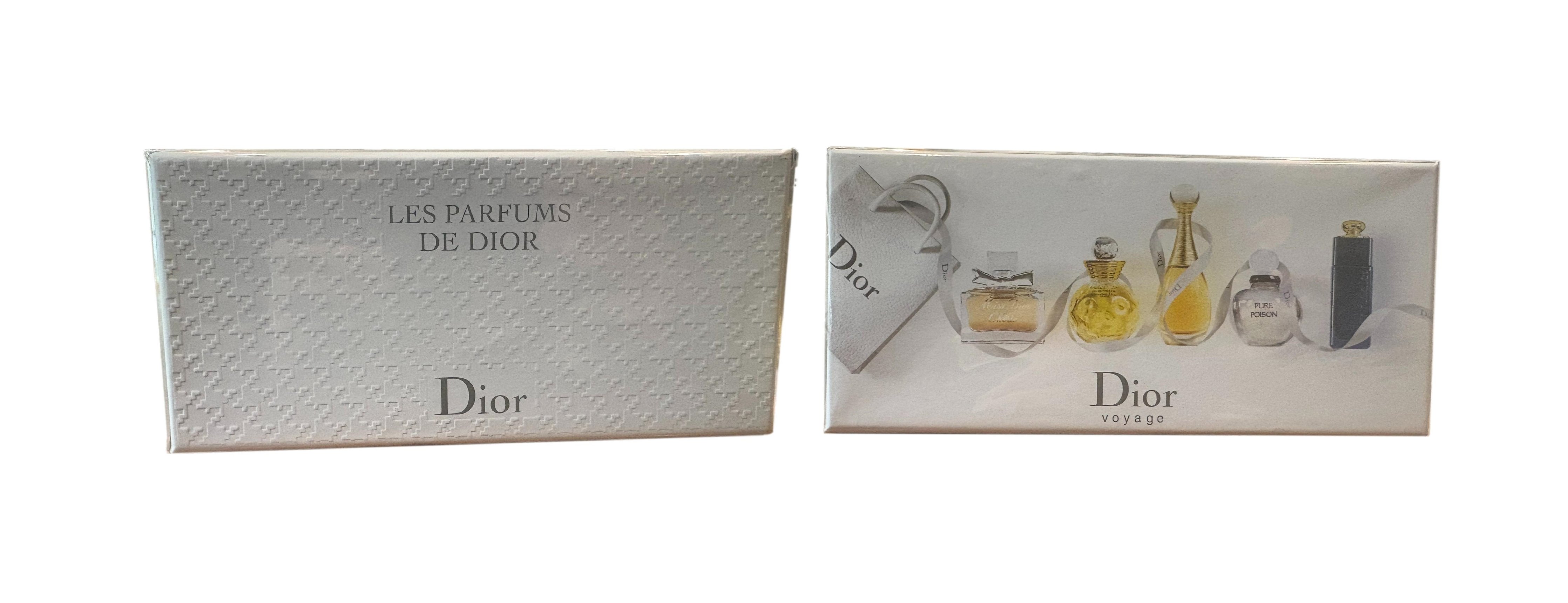 Dior Voyage 5 piece miniature collection Gift Set Vintage Rare NIB