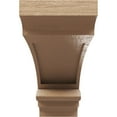 thumbnail image 2 of 5"W x 30"D x 10"H Thin Diane Rough Cedar Woodgrain TimberThane Corbel, Primed Tan, 2 of 6