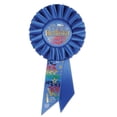 thumbnail image 2 of Pack of 6 Royal Blue "It's My Birthday" Party Celebration Rosette Ribbons 6.5", 2 of 2