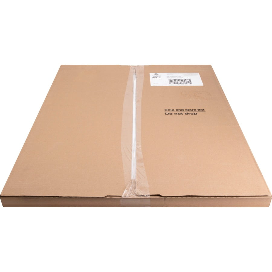 Business Source 25"x30" Self-stick Easel Pads - 30 Sheets - Plain - 25" X 30" - White Paper - Cardboard Cover - Self-stick - 4 / Carton