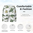 thumbnail image 3 of Balery Cute Turtle Mens Swim Trunks Swim Shorts for Men Quick Dry Inseam Beach Shorts with Compression Liner Pocket-XX-Large, 3 of 9