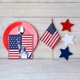 thumbnail image 1 of ¡Última Oportunidad de Ahorro!, Vajilla para fiesta del Día de la Independencia, mantel, vasos de papel, pañuelos, cuchillos, tenedores y cucharas, accesorios para fiestas, juego de decoración, 1 of 8