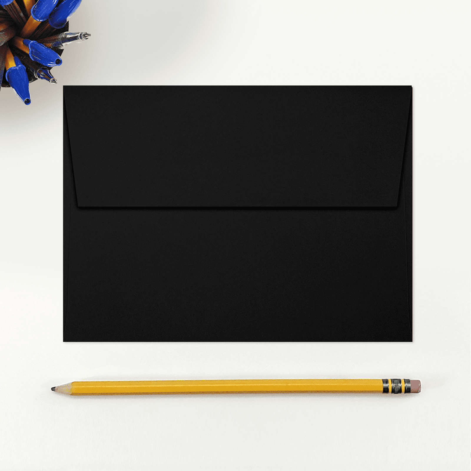 LUXPaper A7 Invitation Envelopes, 5 1/4 x 7 1/4, Midnight Black, 1000/Pack