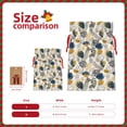 thumbnail image 3 of Pofeuu Hawaiian Style Print Burlap Bags with Drawstrings Drawstring Gift Bags Pouch Bag for Thankgiving Birthday Party Gift Wrapping Treats and Party Favors-Medium, 3 of 9