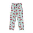 thumbnail image 4 of Goofa Watermelon Printed Soft Pajama Pants for Men, Wide Leg Comfy Casual Lounge Yoga Pants-Medium, 4 of 9