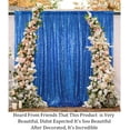 thumbnail image 2 of Pardecor Royal Rideau de Fond à Paillettes Bleu 8x10 Pieds Panneaux Rideau de Fond à Paillettes Bleu Rideaux à Paillettes Cabine Photo Scintillante pour Fêtes, 2 of 4