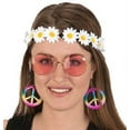 thumbnail image 2 of Groovy Hippie Instant Dress Up Kit Includes Headband, Glasses and Earrings, 2 of 2