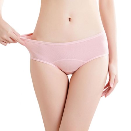 Women Menstrual Panties Cotton Solid Breathable Intimate Underwear Briefs