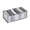 Gray, variant on XYRSRUW Foldable Mesh Clothes Organizer Box, Compartmentalized Clothing Storage Container, Adjustable Wardrobe Tidying Solution, Versatile Drawer Storage Box for Pants, Socks, and Undergarments