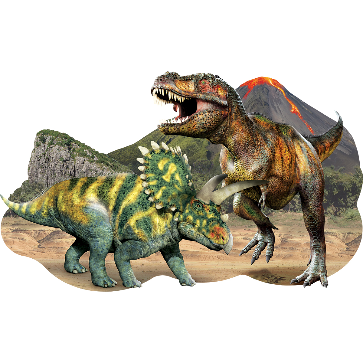 Paper House Puzzle Floor Dinosaurs 30pc