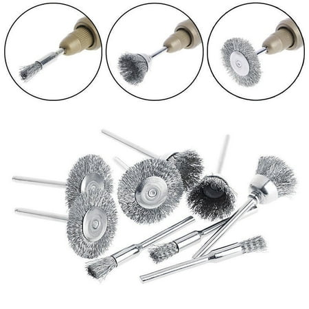 

9pcs Brush Wire Wheel Brushes Die Grinder Rotary Electric Tool for Engraver