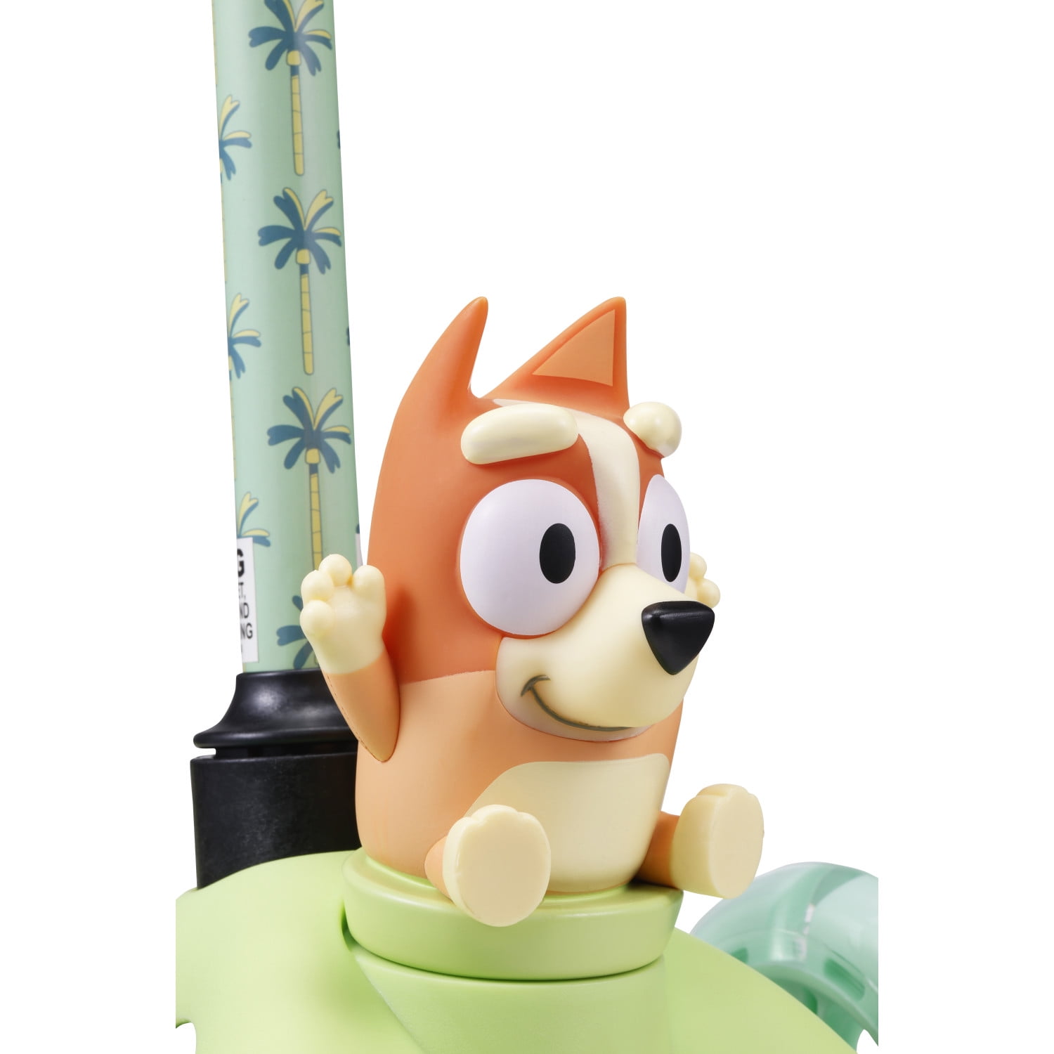 Bluey Bingo Ride-N-Glide Buddies 3D Toddler Scooter, 3 Wheel Kick Scooter for Kids Ages 3+, Green