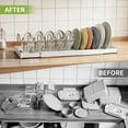 thumbnail image 6 of Windur 2 Pack Pots and Pans Organizer Under Cabinet, 22.4" Expandable Kitchen Organizers and Storage with 10 Adjustable Dividers, Pot and Pan Lid Storage Rack Inside Cabinet/Countertop Cupboard-White, 6 of 6