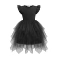 thumbnail image 2 of Oudiya Toddler Tutu Dress Little Girls Irregular Tulle Princess Birthday Party Formal Dresses, 4-8Y, 2 of 7