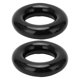 thumbnail image 3 of M Buder 2 Piezas Anillo de Peso de Golf, Aro de Calentamiento Redondo y Brillante para Entrenamiento de Swing, Accesorios de Práctica para Mejorar Fuerza y Distancia, Negro, 6 cm / 2.4 inches, 3 of 9