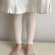 thumbnail image 5 of Odeerbi 3-8 Años Niñas Mallas de Punto de Canalé Pantalones Elásticos de Invierno Pantys Cálidos Pantalones Calcetines, 5 of 7