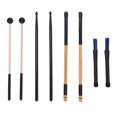 thumbnail image 2 of Drum Sticks Mallets Brushes Set, Percussion Instrument Sticks Mallets Brushes Set Ergonomic Design Rugged Comfortable Grip  for Practice, 2 of 7