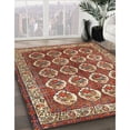 thumbnail image 3 of Ahgly Company Machine Washable Indoor Rectangle Traditional Fire Brick Red Area Rugs, 8' x 12', 3 of 7
