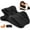 Black, variant on COOKCOK Ergonomic Memory Foam Wedge Pillow, 27° Angled Support for Neck and Waist, Couples Pillow, Multi-Position Support Pillow, Prone Pillows for Sleeping, Reading, Massage, Black