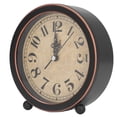 thumbnail image 2 of Table Clock, Battery Alarm Clock High Accuracy Silent Ticking Retro Style  For School For Bedroom For Office, 2 of 8