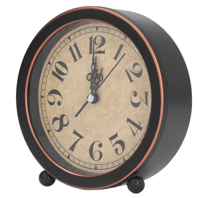 Reloj de escritorio estilo Retro, fácil identificación, silencioso, no radiativo, batería de alta precisión, despertador para el hogar y la Oficina