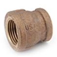 thumbnail image 1 of 738119-1206 Brass Reducing Coupling .75 x .37 In., 1 of 1