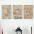 thumbnail image 3 of Nearly Natural 15" Rustic JOY Wall Art, Beige, 3 of 4