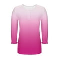 thumbnail image 6 of Flattering 3/4 Sleeve Tops For Women Womens Tops Plus Size T Shirts 3/4 Sleeve Shirts For Women Graphic Beach Womens Blouses Plus Size 2X Womens V Neck 3/4 Sleeve Cotton Blend, 6 of 6