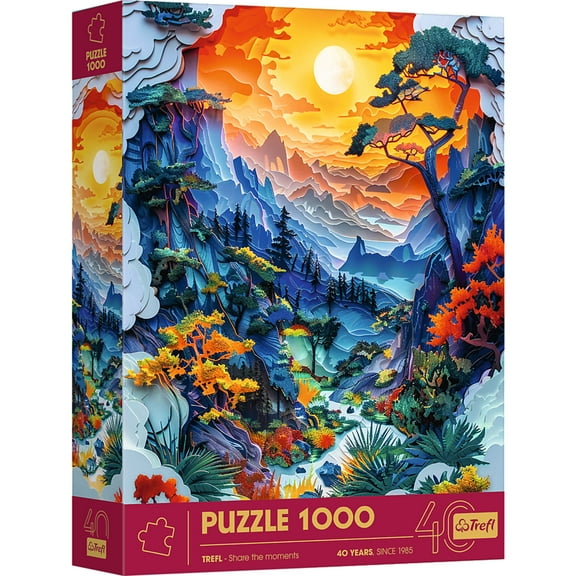 Trefl Red 40th Anniversary Valley 1000 Piece Paper Art Puzzle