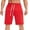 Red, variant on Ecqkame Athletic Shorts for Men with Pockets and Elastic Waistband Quick Dry Activewear Basketball Shorts Green M