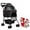 Black, variant on Dapmiu Pet Stroller with Removable Carrier,8KG Capacity Dog & Cat Stroller,Foldable with 360 Wheels & Safety Belt - Breathable Mesh,Large Storage Basket,Ideal for Walking,Shopping, and Travel