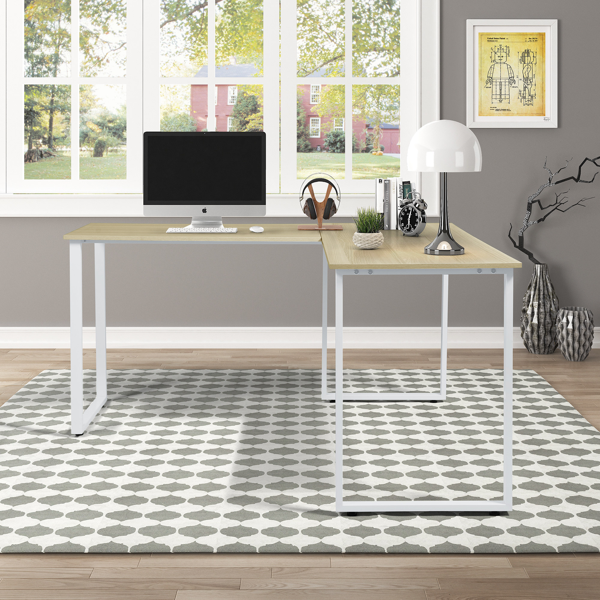 FYYDES office desk,Countertop & Wall Organization