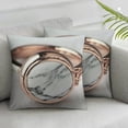 thumbnail image 3 of nygtbtfer White Marble Rose Gold Pattern Print Throw Pillow Cases Pack of 2, Decorative Cushion Covers for Couch Bed Sofa Farmhouse  White, 3 of 7