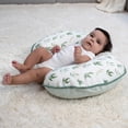 thumbnail image 3 of Boppy Funda de Cojín de Lactancia​ Hojas verdes gris L, 3 of 5