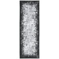 thumbnail image 2 of Hasoo Washable Runner Rug Modern Border Abstract Area Rug for Hallway Indoor Floor Cover, 2' x 6' Gray, 2 of 6