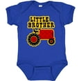 thumbnail image 3 of Inktastic Red Tractor Little Brother Boys Baby Bodysuit, 3 of 5