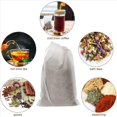thumbnail image 3 of 300 Pieces of Mess-Free Cold Brewing Bag Disposable Coffee Filter Bag Fine Mesh Brewing Drawstring Bag,300 x Coffee filter bag,white, 3 of 7