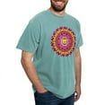 thumbnail image 4 of CafePress - Mandala Cats T Shirt - Mens Comfort Colors Shirt, 4 of 5