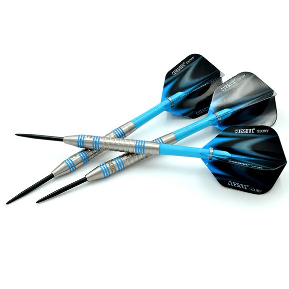 Set de dardos CUESOUL Glory de tungsteno 85% 26 g con punta de acero