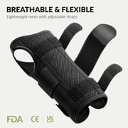 BraceUP Wrist Brace for Carpal Tunnel Relief – Right Hand Stabilizer with Metal Splint(S/M, Left Hand)
