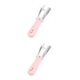thumbnail image 4 of Bewildely Refrigerador Raspador de hielo Portátil Universal Congelador de acero inoxidable Pala Descongelador Gadgets Deshielo de larga rosa 2piezas, 4 of 6